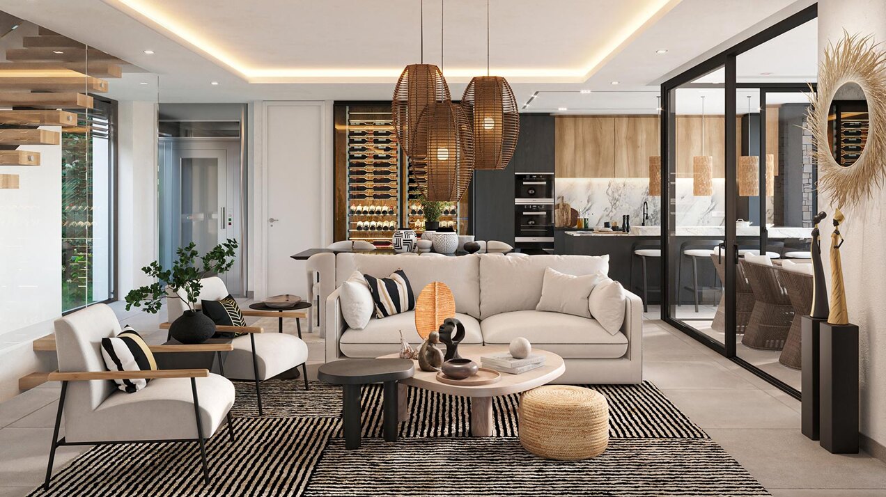 7 Diamond Villas, luxury and sea views in Benalmádena.