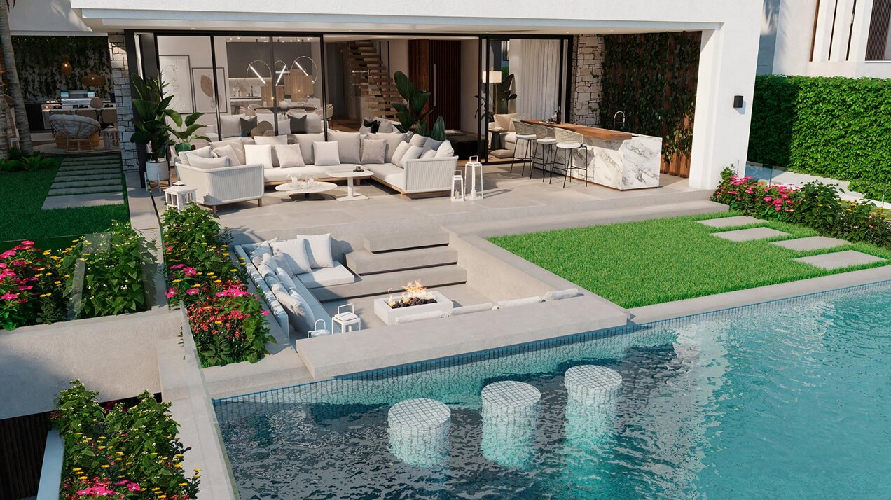 7 Diamond Villas, luxury and sea views in Benalmádena.