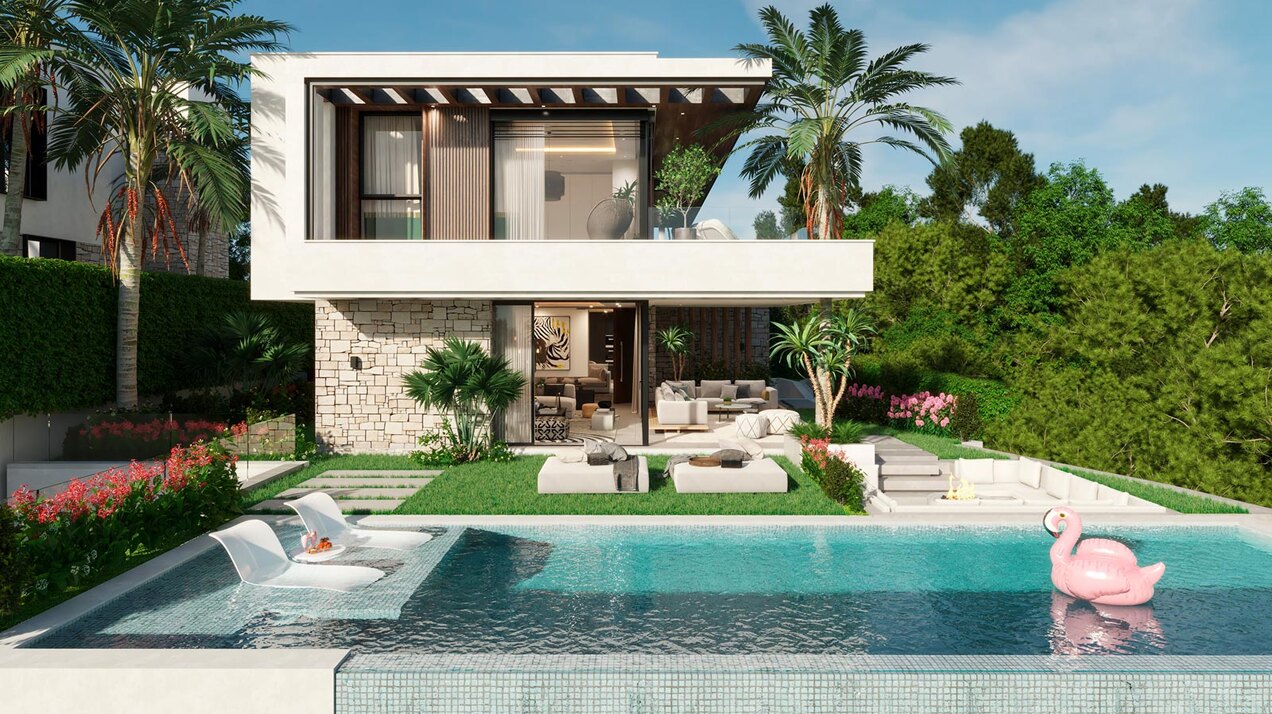7 Diamond Villas, luxury and sea views in Benalmádena.