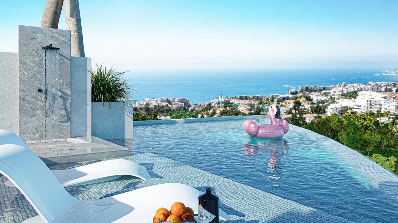 7 Diamond Villas, luxury and sea views in Benalmádena.
