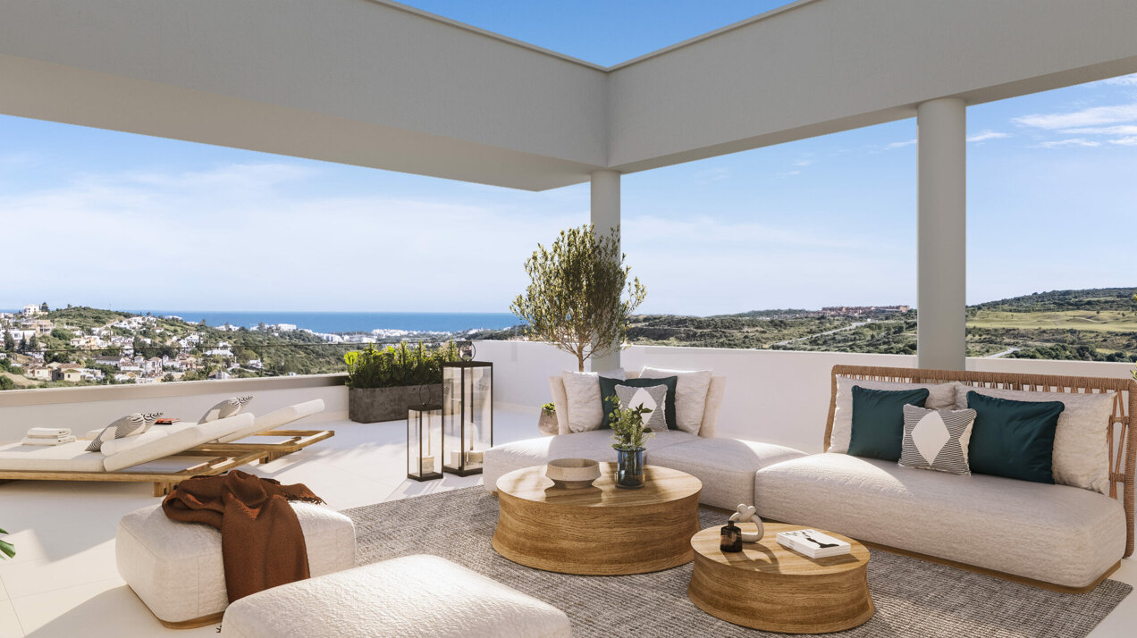 Etherna Homes, contemporary homes next to the golf course in Estepona