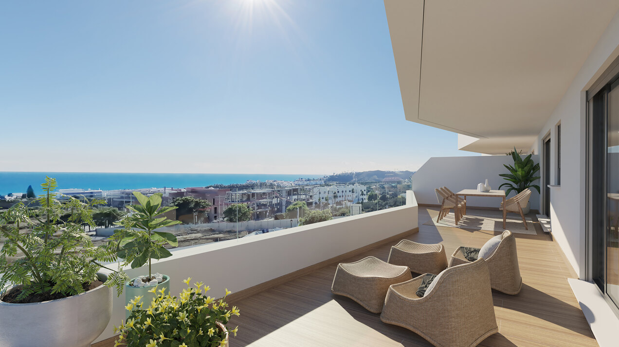 One80 Collection, elegant apartment complex with unique sea views in Estepona