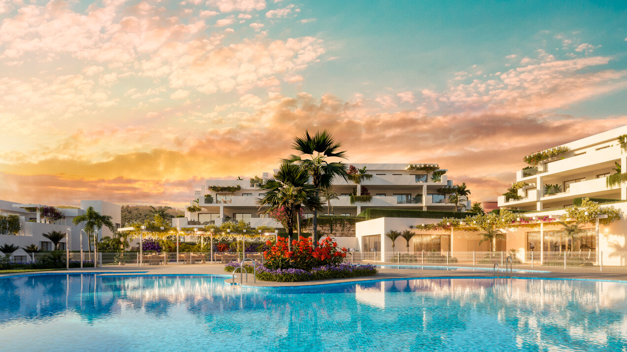 Amaranta Living Casares Golf, relaxed living and golf in exclusive apartments and penthouses.