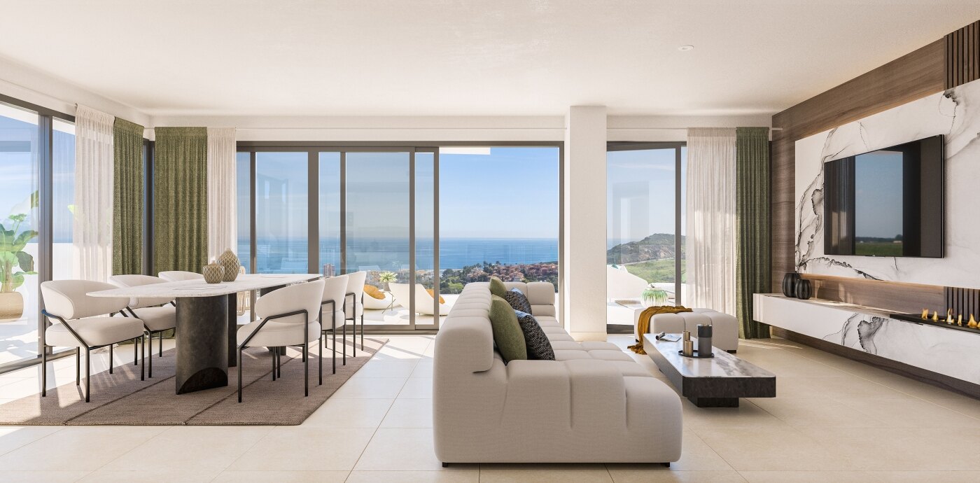 Pure Sun Residences, modern design apartments and penthouses in Manilva
