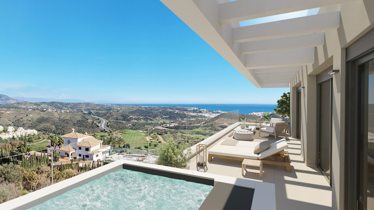 Calanova Collection, spacious and elegant apartments close to golf course in Mijas
