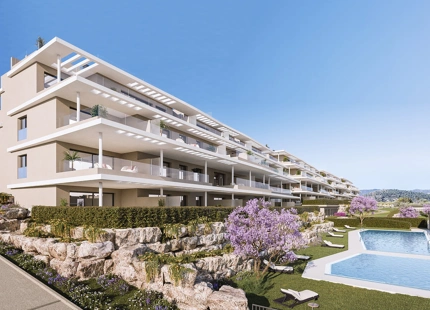 Capri, elegantes apartamentos y áticos con vistas al Mediterráneo en Estepona