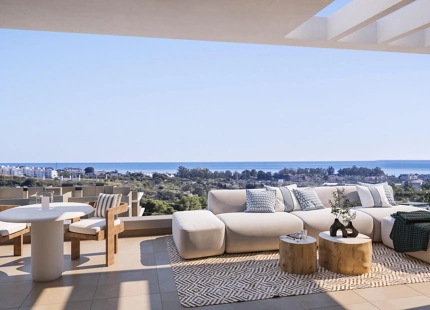 Capri, elegantes apartamentos y áticos con vistas al Mediterráneo en Estepona