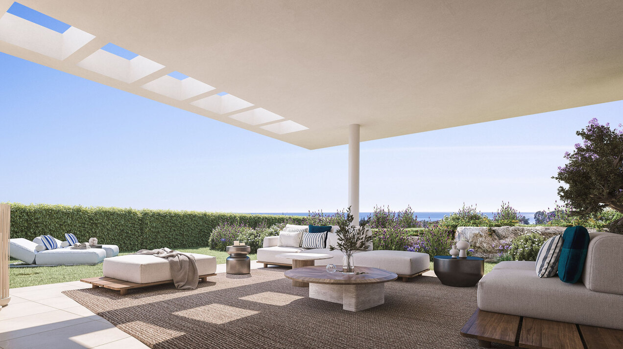 Capri, elegant apartments and penthouses overlooking the Mediterranean sea in Estepona