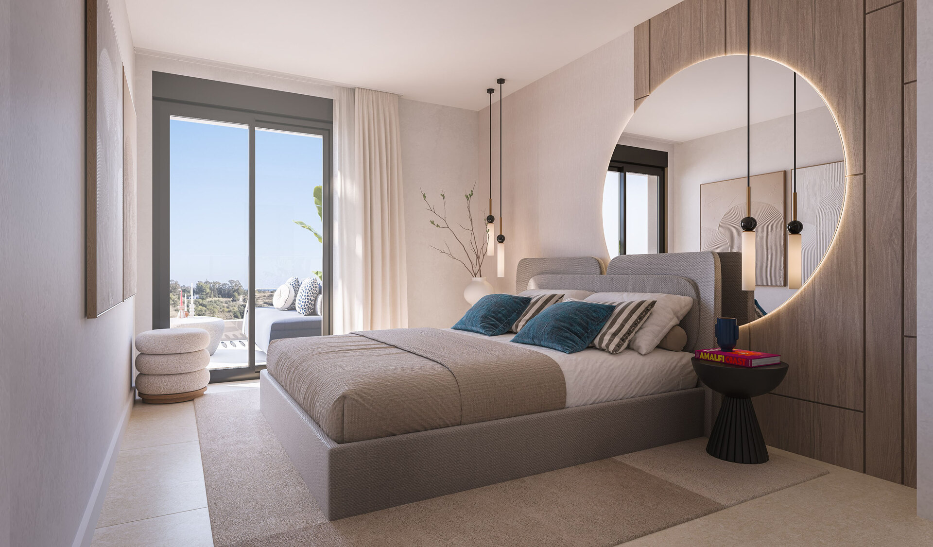 Capri, elegant apartments and penthouses overlooking the Mediterranean sea in Estepona