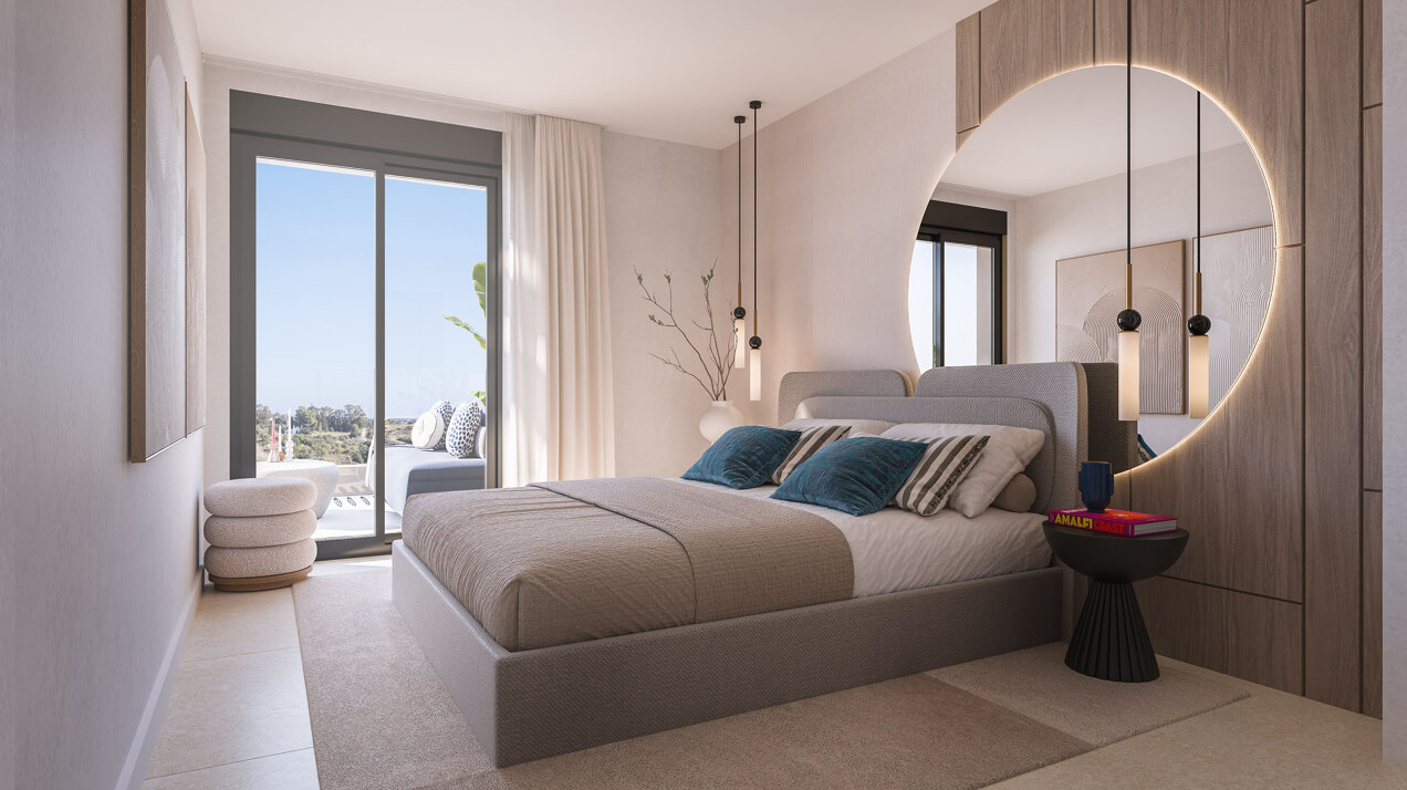 Capri, elegant apartments and penthouses overlooking the Mediterranean sea in Estepona