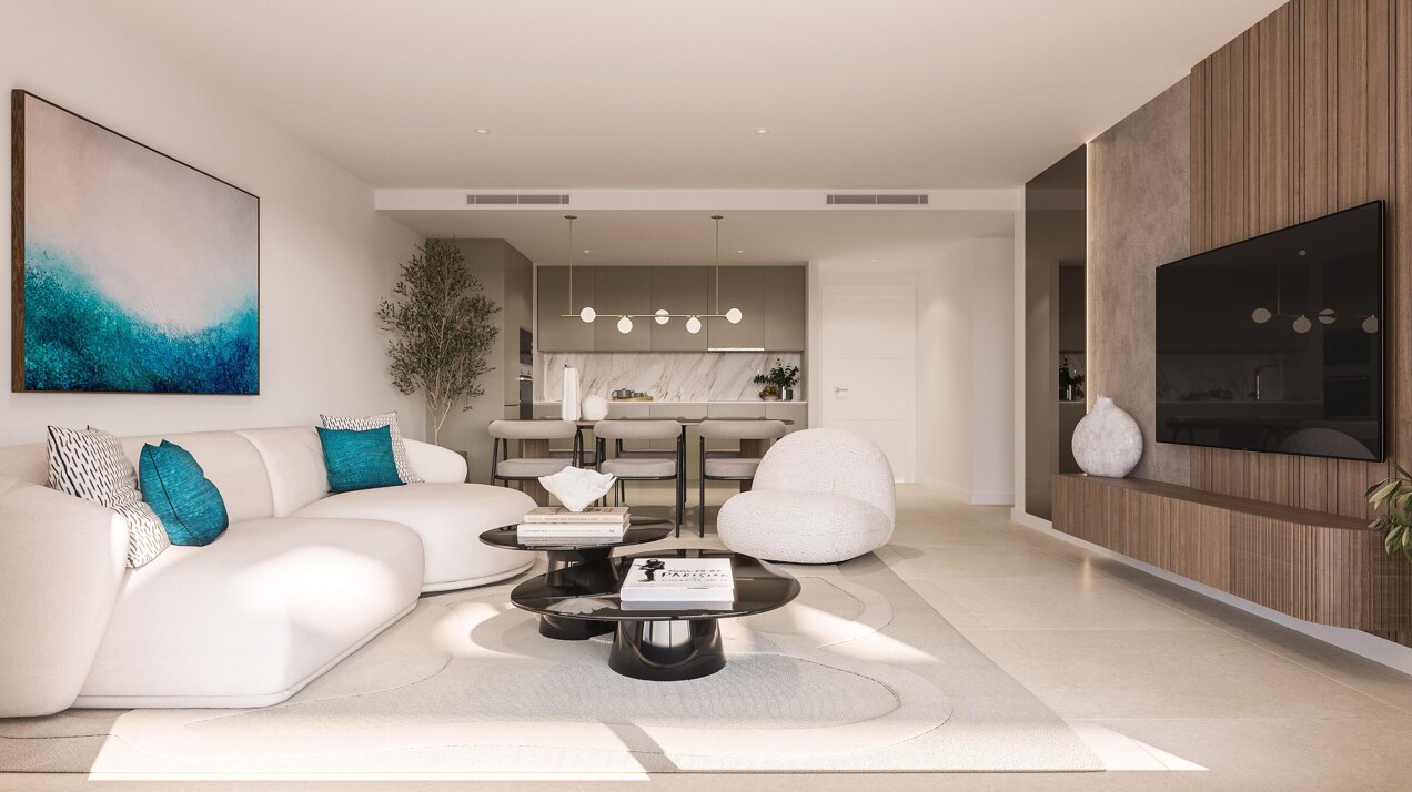 Capri, elegant apartments and penthouses overlooking the Mediterranean sea in Estepona