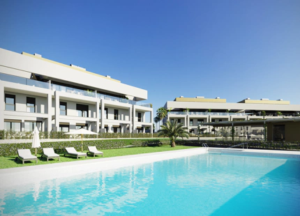 Symphony Suites, modern and elegant groundfloors and penthouses with sea views in the New Golden Mile