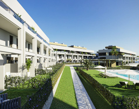 Symphony Suites, modern and elegant groundfloors and penthouses with sea views in the New Golden Mile
