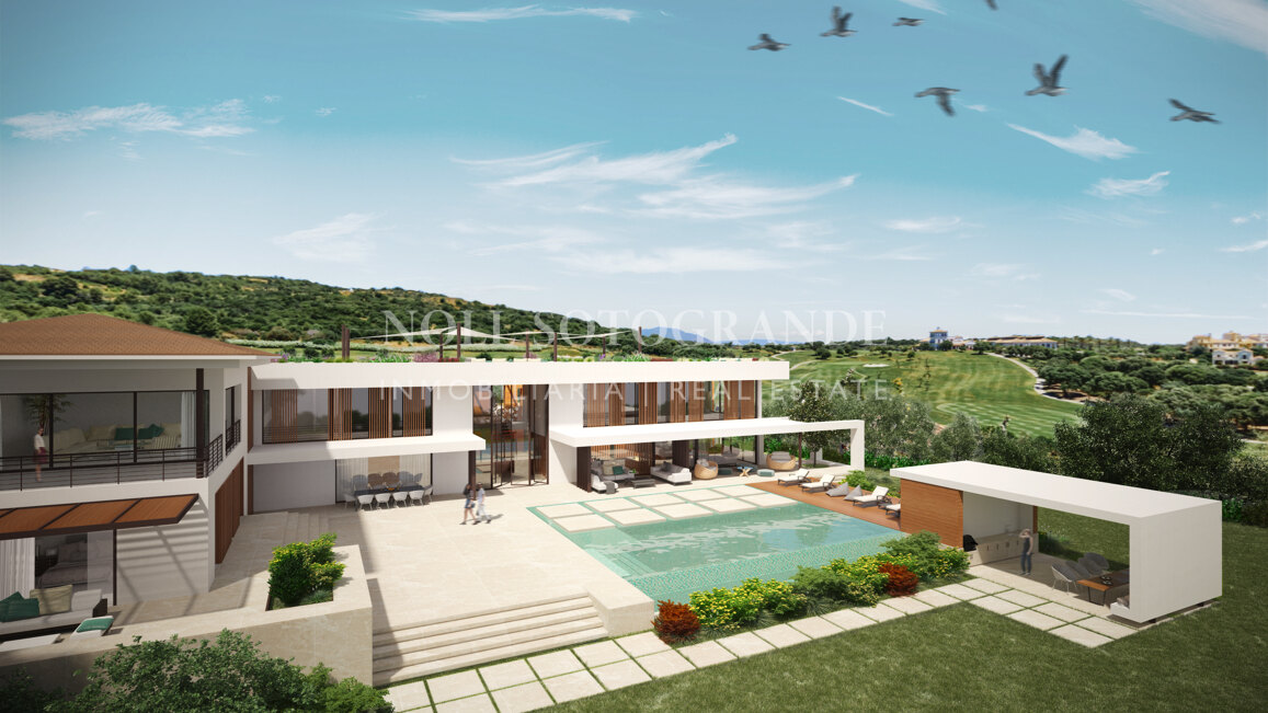 Baugrundstücksprojekt mit herrlicher Aussicht in La Reserva de Sotogrande