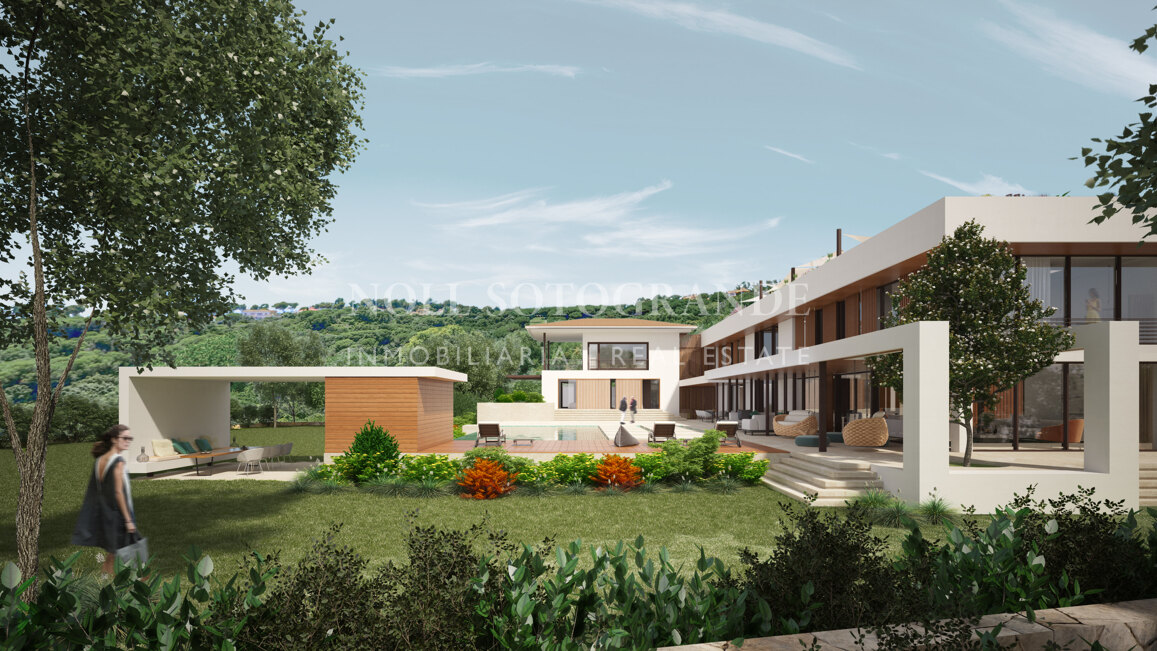 Baugrundstücksprojekt mit herrlicher Aussicht in La Reserva de Sotogrande