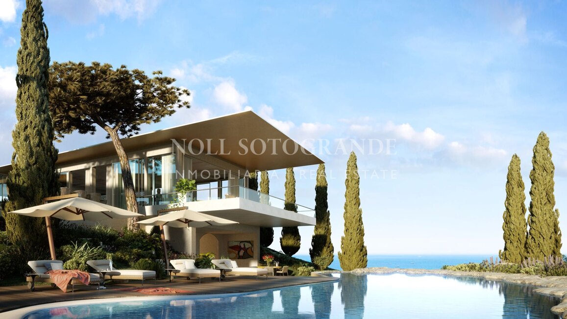 Grundstück zum Verkauf mit Projektideen für eine Villa des berühmten Architekten Gumuchdjian