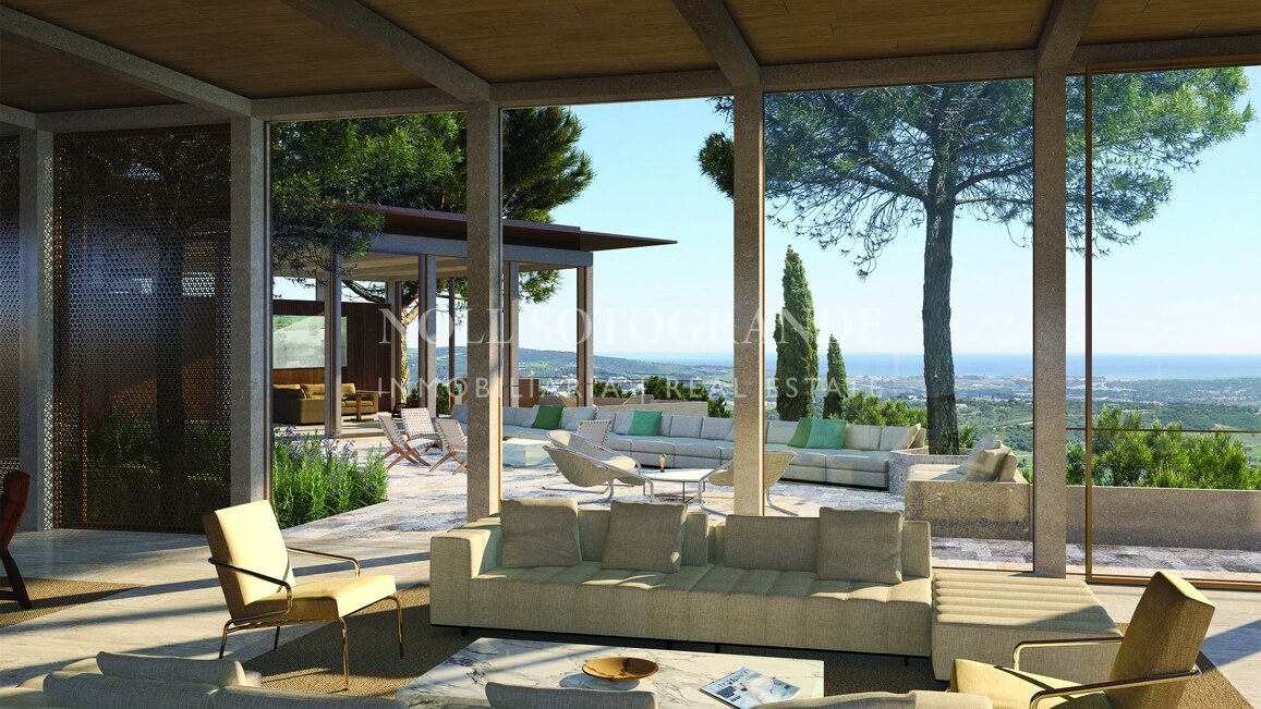 Grundstück zum Verkauf mit Projektideen für eine Villa des berühmten Architekten Gumuchdjian