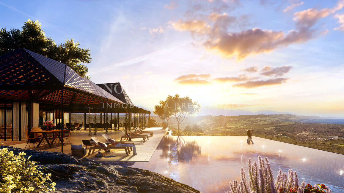 Baugrundstück mit Ideen für ein Villenprojekt zu verkaufen von Architekt Jan Jensen