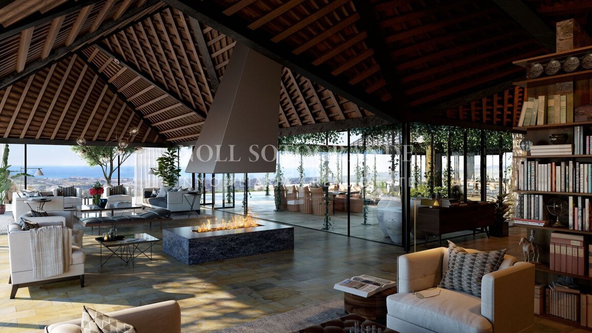 Baugrundstück mit Ideen für ein Villenprojekt zu verkaufen von Architekt Jan Jensen