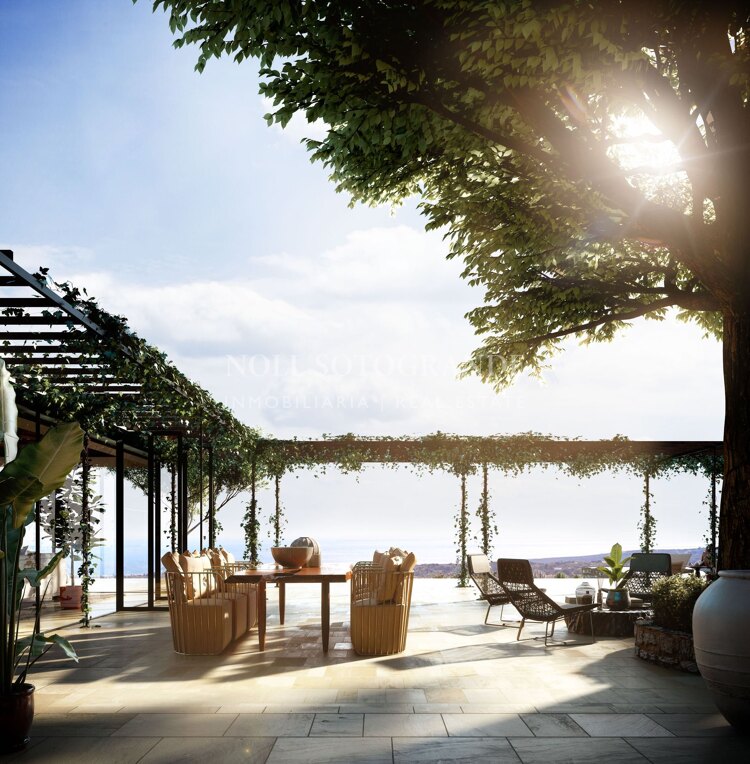 Parcela edificable en venta con ideas para un proyecto de una villa del arquitecto Jan Jensen