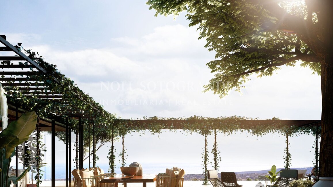 Baugrundstück mit Ideen für ein Villenprojekt zu verkaufen von Architekt Jan Jensen