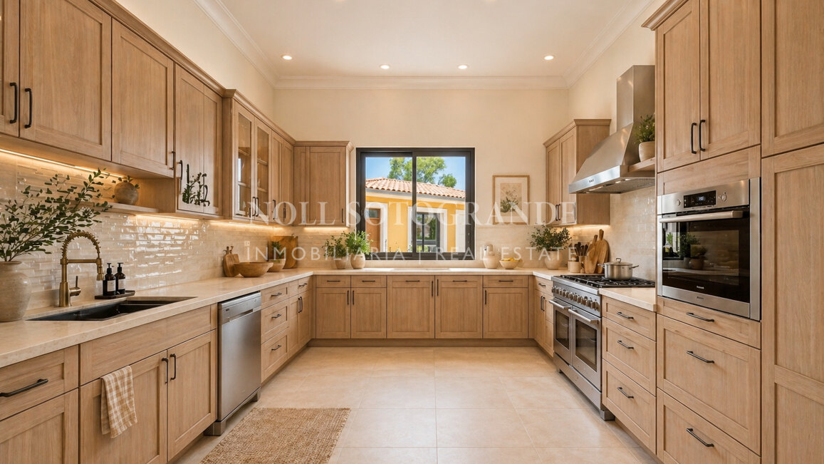 American-style open-plan layout Bungalow in Sotogrande Alto for sale