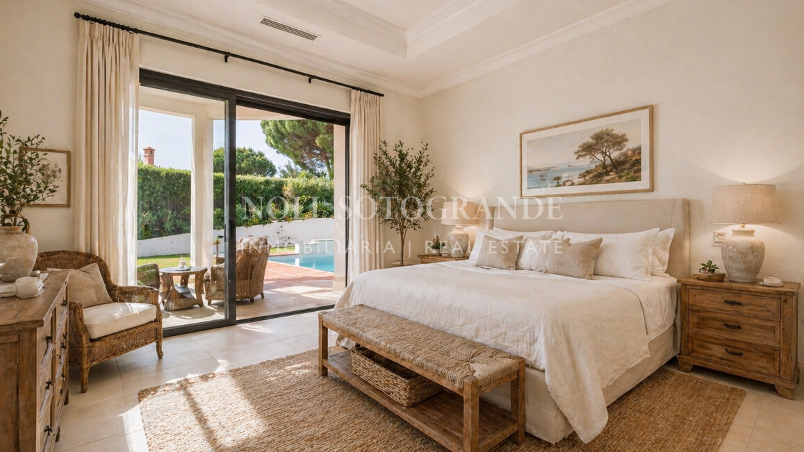 American-style open-plan layout Bungalow in Sotogrande Alto for sale