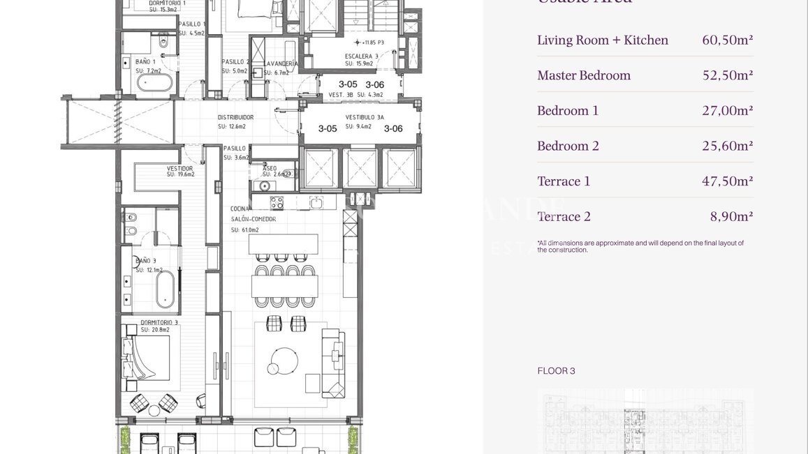 Fully serviced luxury apartments by the beach and walking distance to town