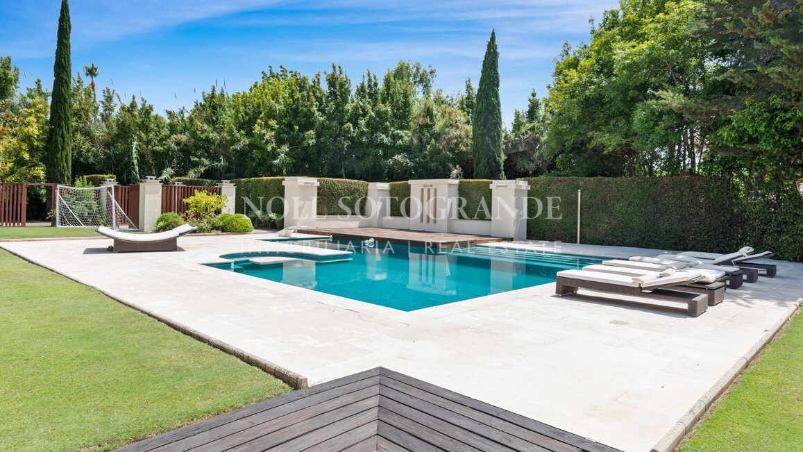 Elegant Modern Andalusian Villa in the Prestigious Kings & Queens Area, Sotogrande Costa