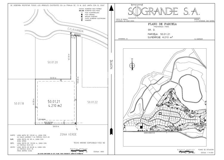 Large building plot for sale in La Reserva de Sotogrande
