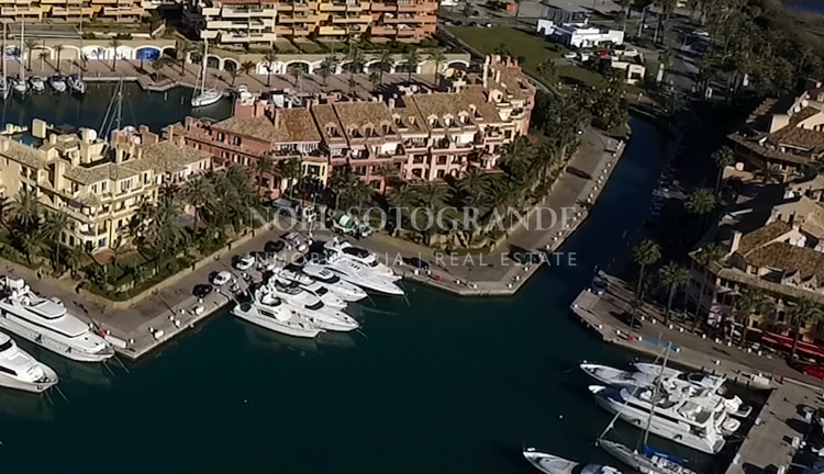 Ribera del Obispo Apartment for Sale, Private Garden & Marina Views