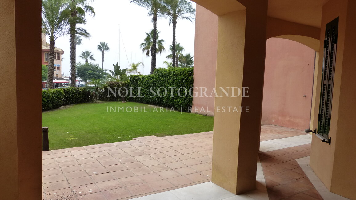 Ribera del Obispo Apartment for Sale, Private Garden & Marina Views