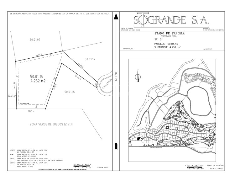 Grosses Baugrundstück in La Reserva de Sotogrande
