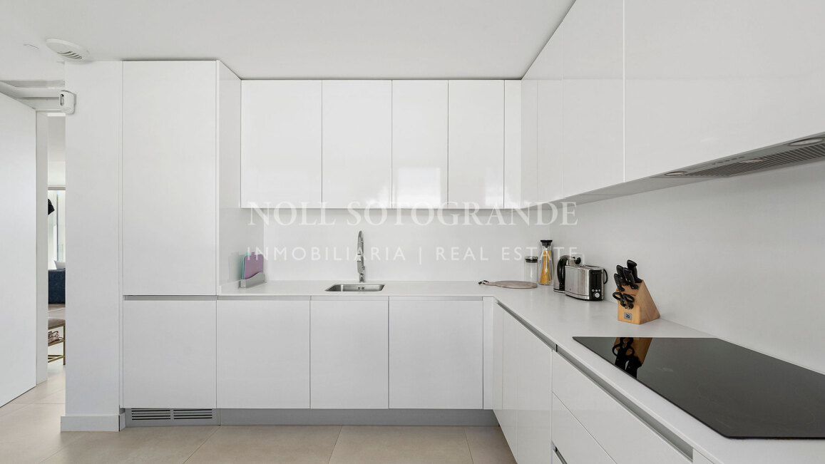 Frontline golf semi-detached villa with sea views for sale in La Reserva Sotogrande