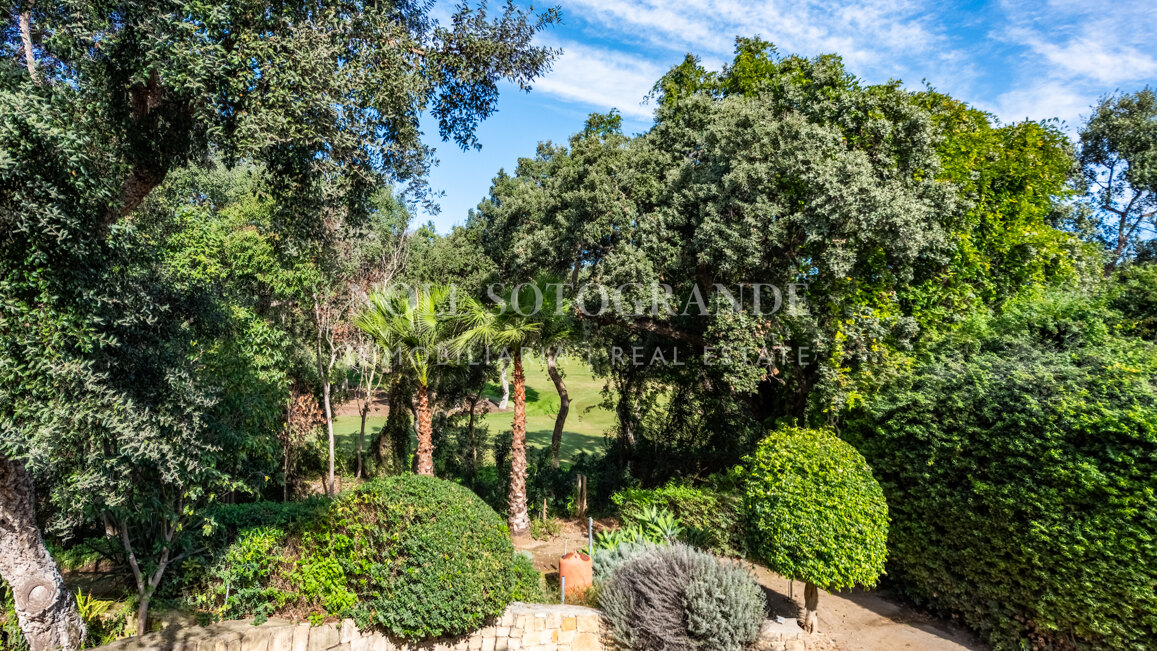 Charming 6-bedroom villa for rent front line to Valderrama Golf course, Sotogrande Alto