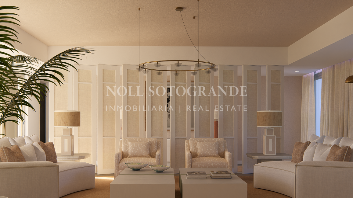 Neubau Villa zum Verkauf in Sotogrande Alto, Zone G - Blick auf das Meer