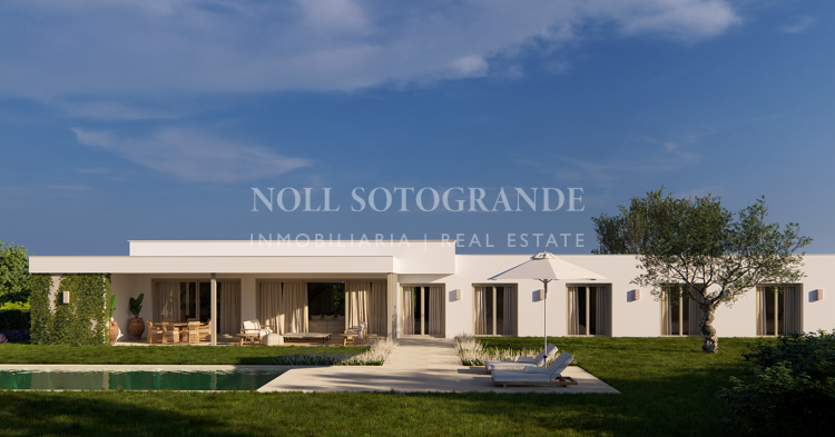 Neubau Villa zum Verkauf in Sotogrande Alto, Zone G - Blick auf das Meer