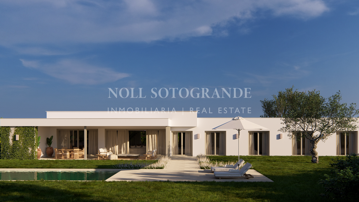 Neubau Villa zum Verkauf in Sotogrande Alto, Zone G - Blick auf das Meer