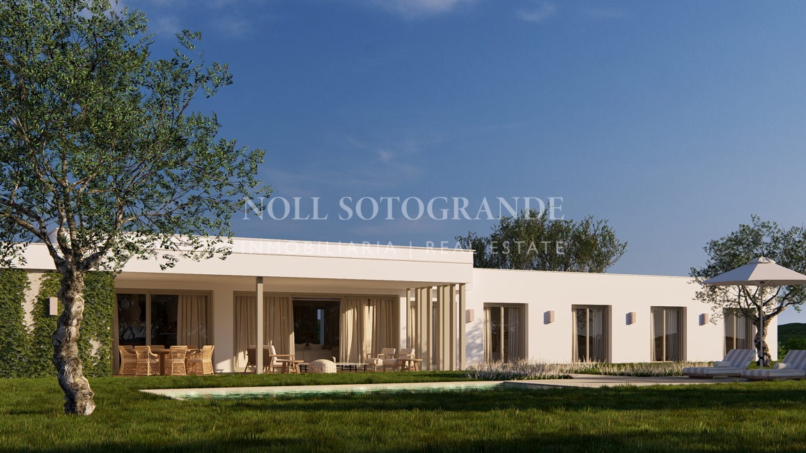 Neubau Villa zum Verkauf in Sotogrande Alto, Zone G - Blick auf das Meer