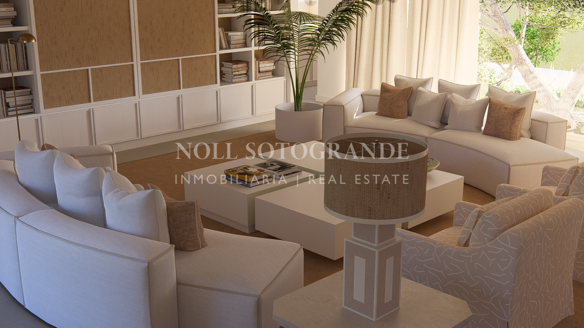 Neubau Villa zum Verkauf in Sotogrande Alto, Zone G - Blick auf das Meer