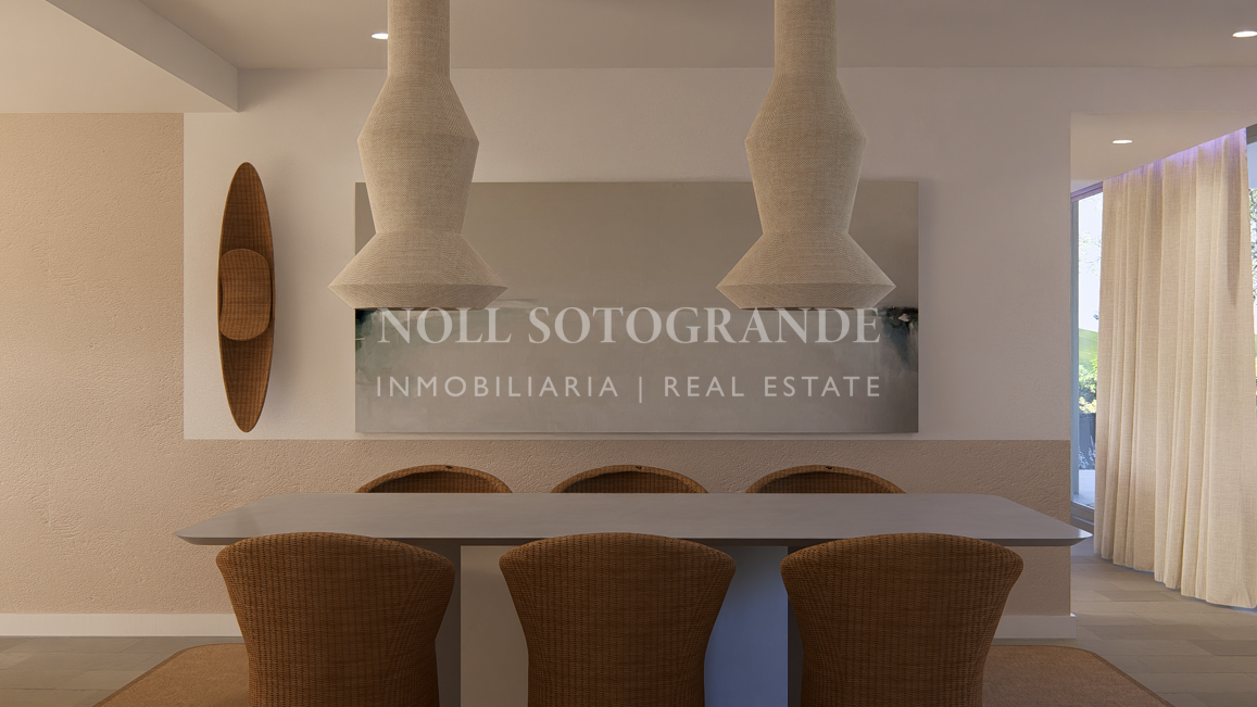 Neubau Villa zum Verkauf in Sotogrande Alto, Zone G - Blick auf das Meer