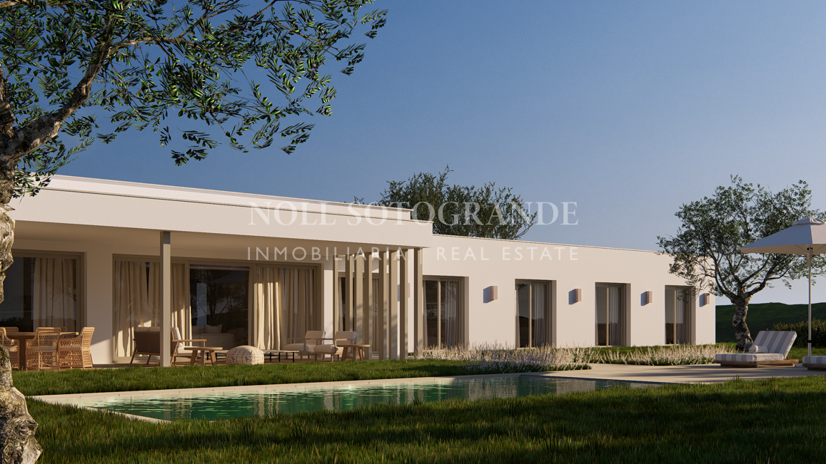 Neubau Villa zum Verkauf in Sotogrande Alto, Zone G - Blick auf das Meer