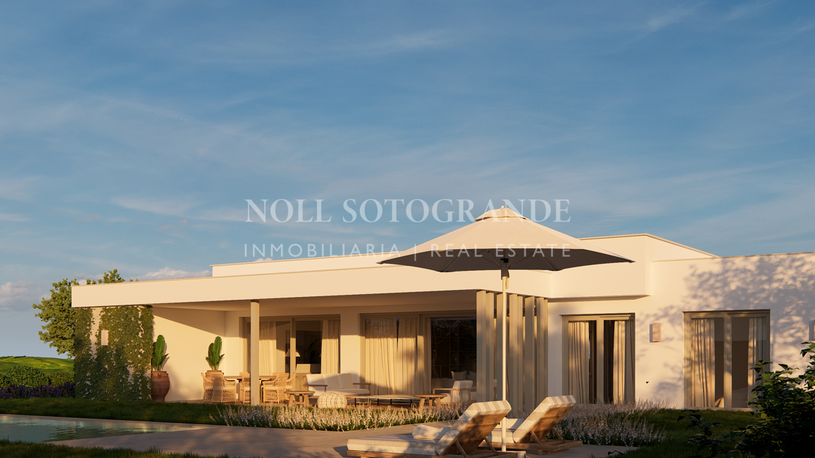 Neubau Villa zum Verkauf in Sotogrande Alto, Zone G - Blick auf das Meer