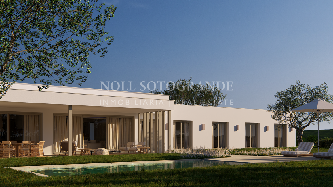 Neubau Villa zum Verkauf in Sotogrande Alto, Zone G - Blick auf das Meer