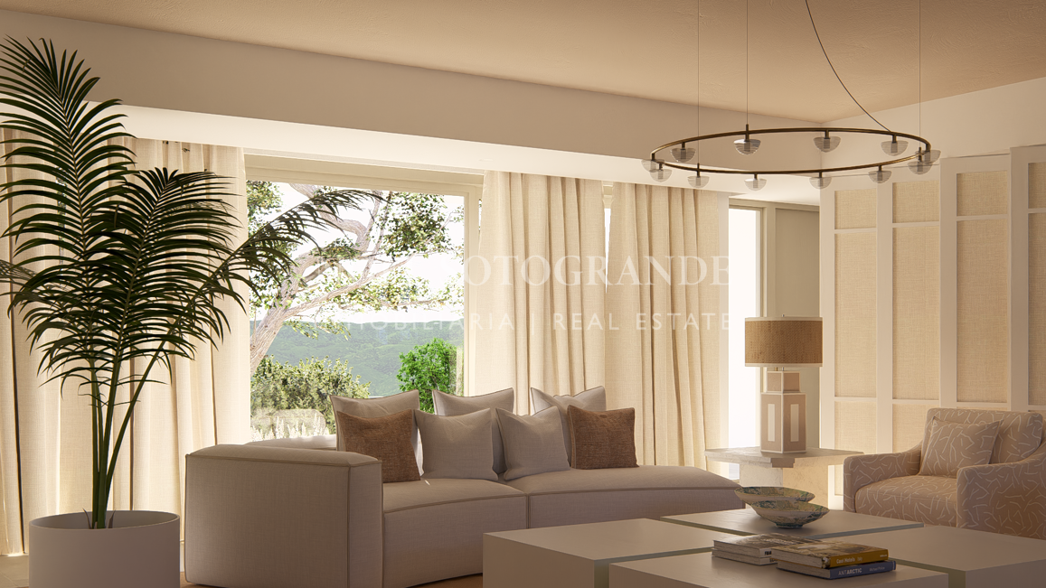 Neubau Villa zum Verkauf in Sotogrande Alto, Zone G - Blick auf das Meer