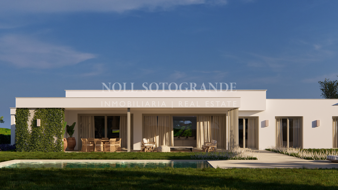 Neubau Villa zum Verkauf in Sotogrande Alto, Zone G - Blick auf das Meer
