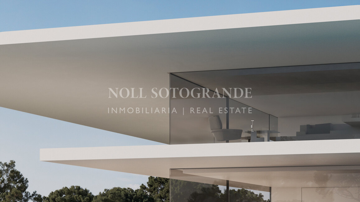 Villa Halo mit Panoramablick auf den Golfplatz in La Reserva, Sotogrande