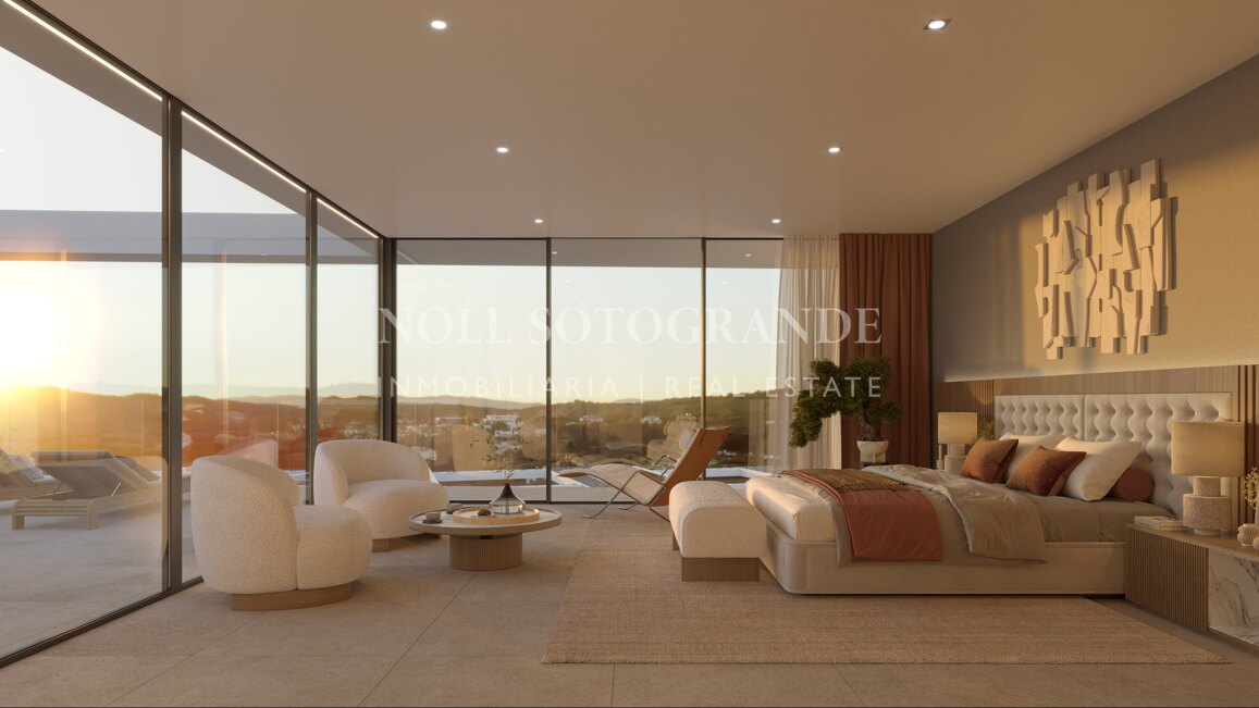 Ein neues Projekt von 14 Luxusreihenhäusern im Bau in Sotogrande