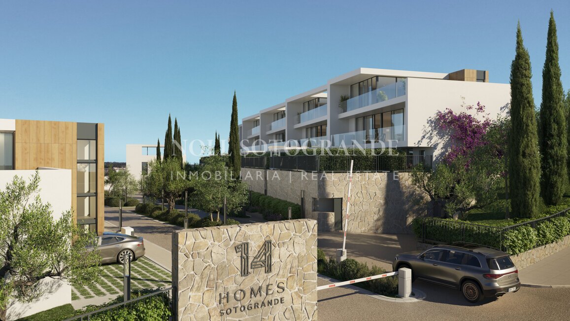 Ein neues Projekt von 14 Luxusreihenhäusern im Bau in Sotogrande