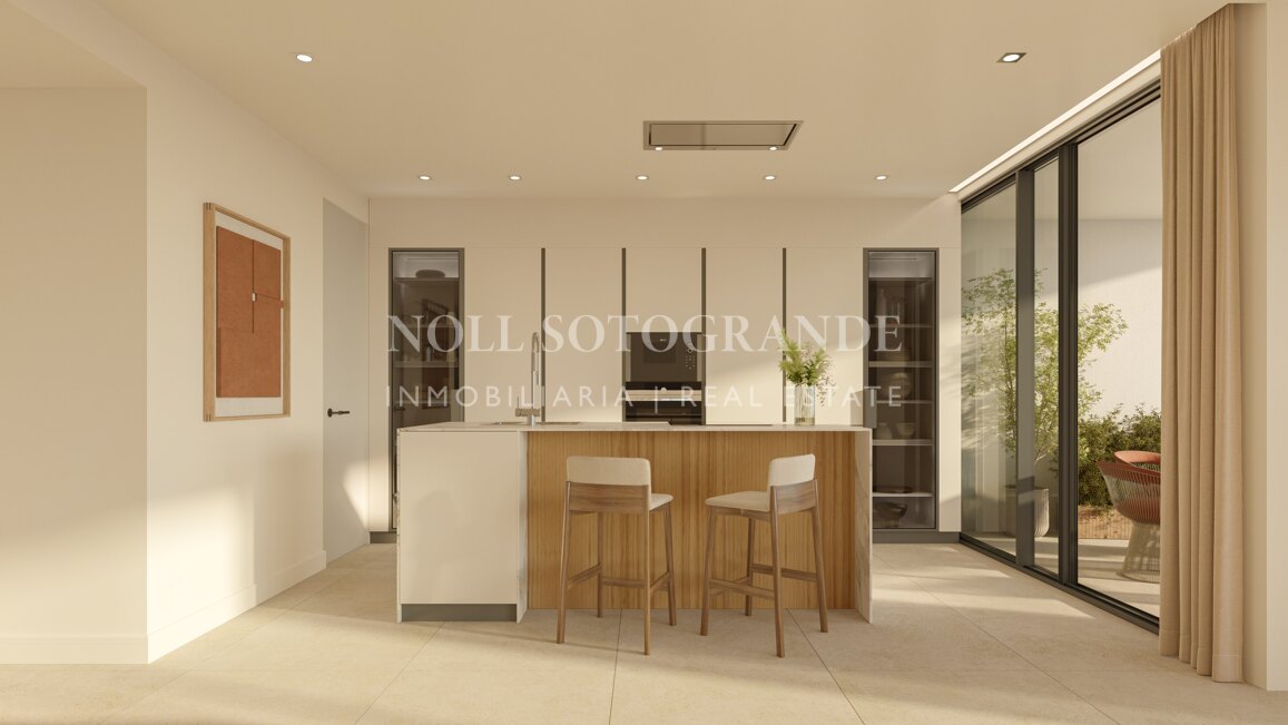 Ein neues Projekt von 14 Luxusreihenhäusern im Bau in Sotogrande